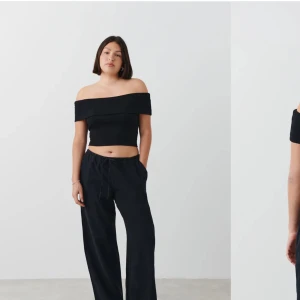 Off shoulder topp  - Svart off shoulder topp från gina i nyskick💕