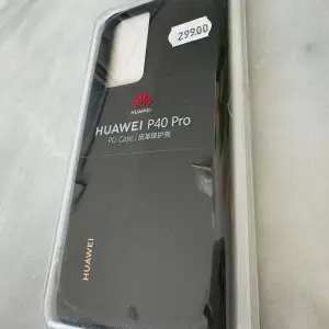 Fabriksnytt Huawei P40. Svart.   Mobilskal. 