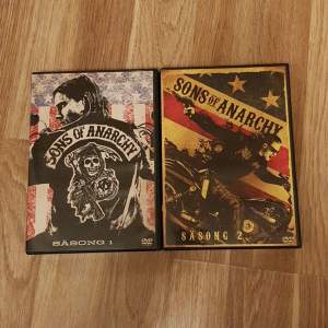 Sons of anarchy Tv serie DVD säsong 1 & 2 drama  Skick fungerar bra Pris är får båda tillsammans