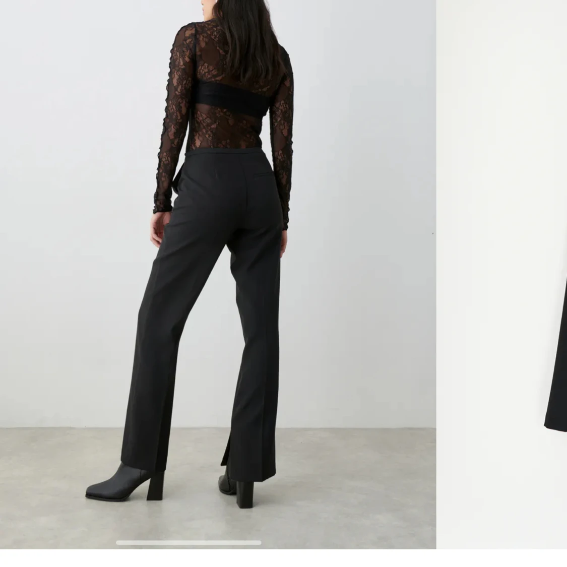 Kostymbyxor med slits  - 90