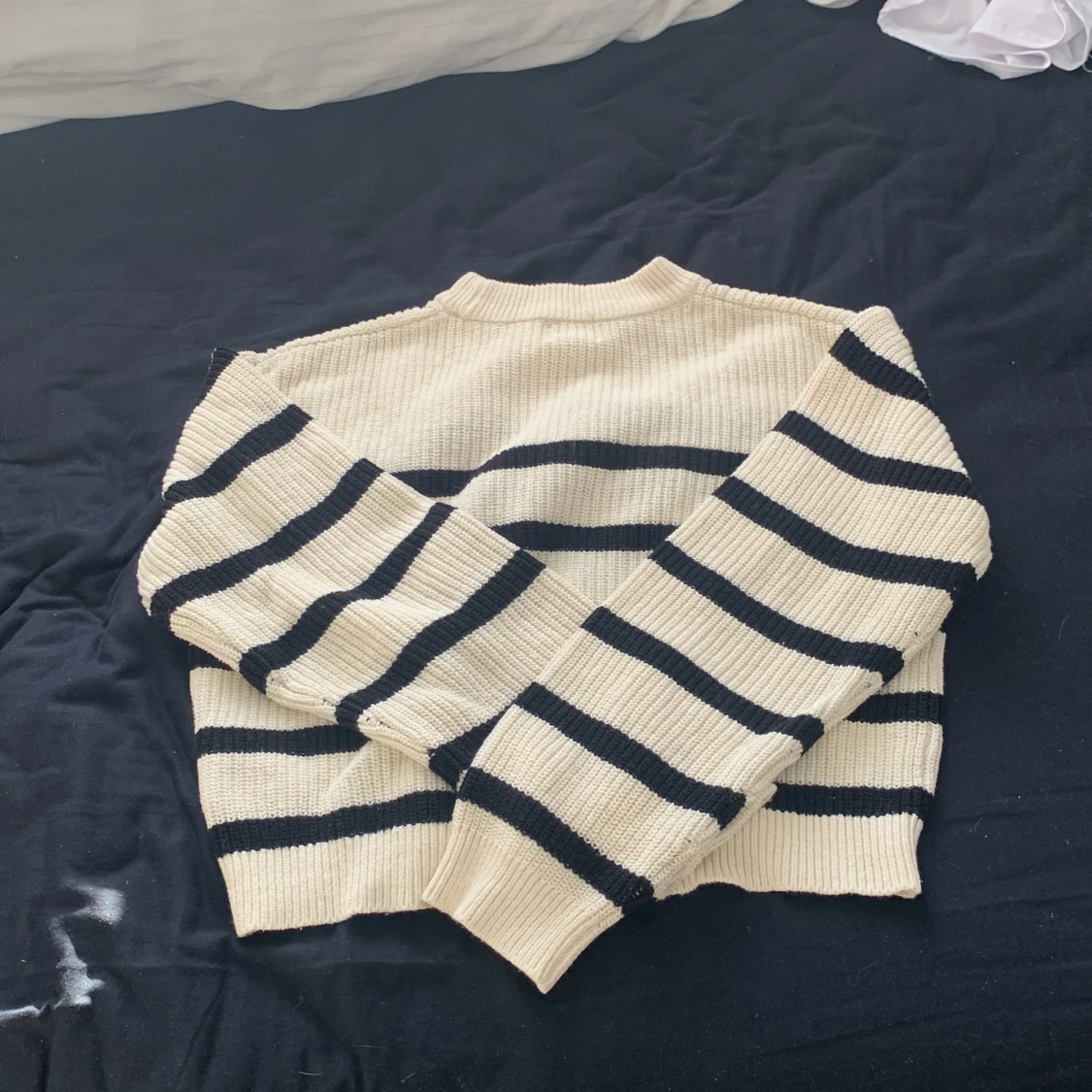 Randig stickad tröja från HM 