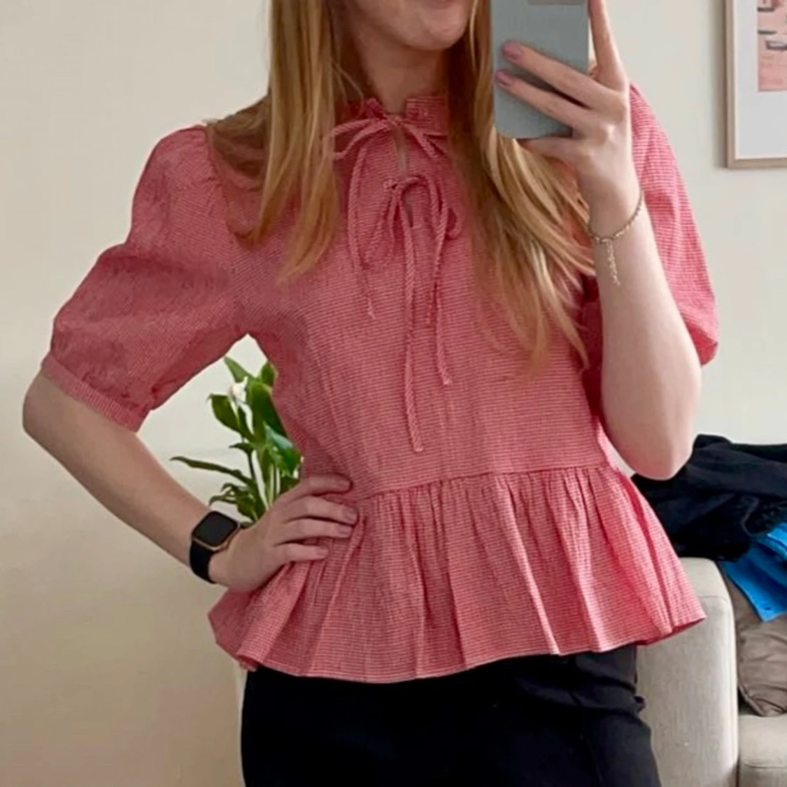 Blus/peplumtopp - 90