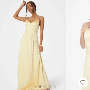 Balklänning/ sommar klänning💛 - Säljer nu min helt nya balklänning från bubbleroom då den tyvärr inte passade mig. Prislappen hänger kvar på klänningen.  Nypris 1000kr, men pris kan diskuteras!💕💕