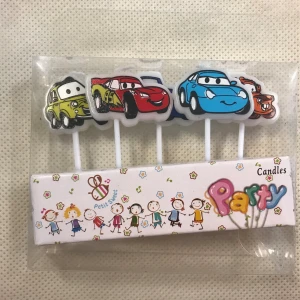 Cars Barn Födelsedag Tårta Ljus  - 5st/paket 