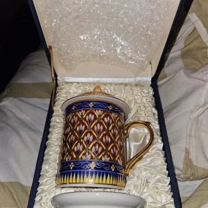 Servis  - Enkelt servis sett samlar objekt  Hand målad 