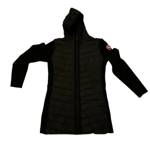 HYBRIDGE DOWN FRONT HOODIE - Skick 9/10 Ej använd så mycket Tvättad och fixat dragkedjan hos canada goose Bra vinterjacka till våren som kommer