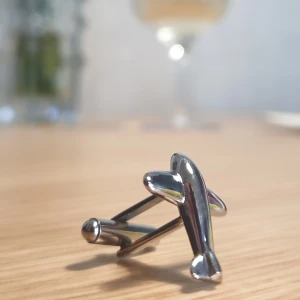 Manschettknappar  - Manschettknappar i rostfritt stål. Nyskick, aldrig använda. Säljes i par