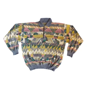 Skater Knit Sweater - Stickad tröja med coolt mönster och riktigt bra kvalite! Passar M - L 👔 Skicka gärna offers, jag kan gå billigare 🤝 DMa gärna frågor!