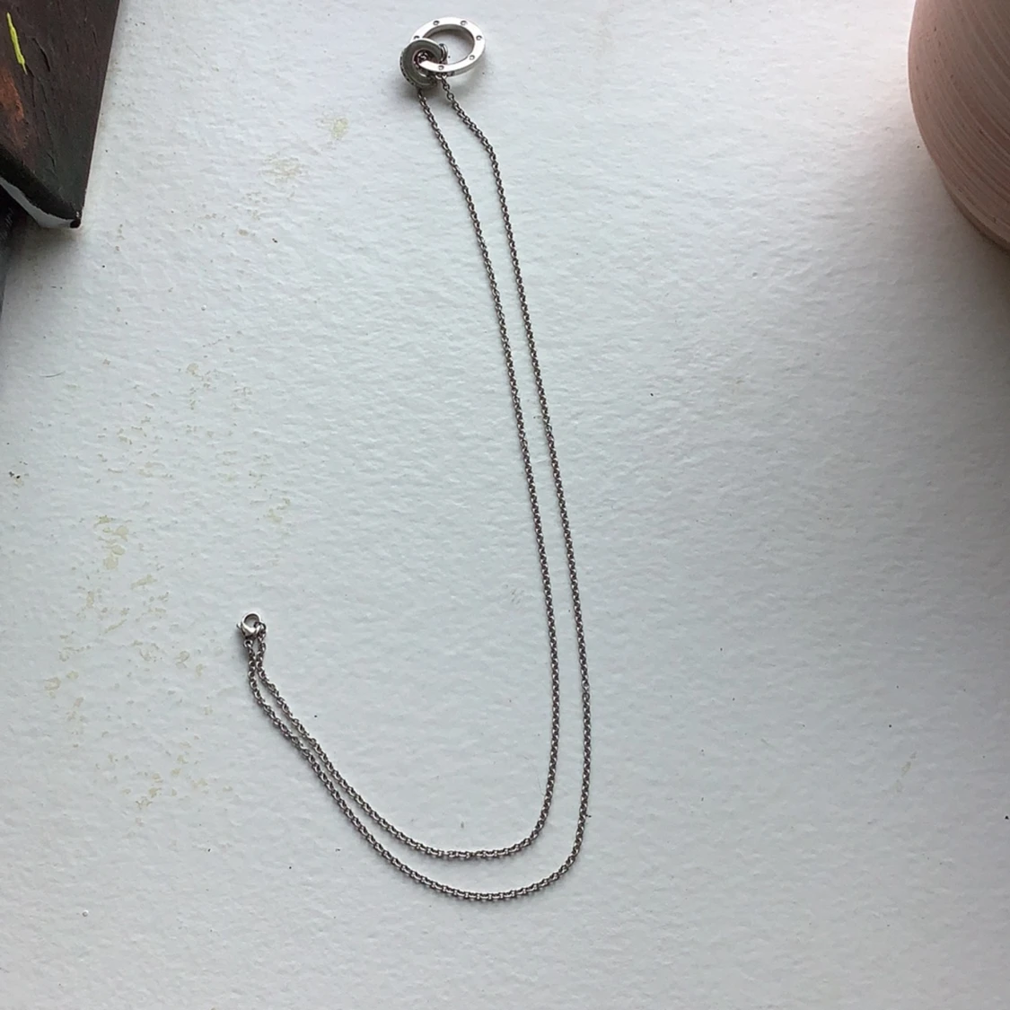 Edblad silverhalsband - 90