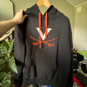 Vintage Hoddie  - Cool vintage hoddie i bra skick. Snygg färg me coola detaljer och Virginia tryck!  Passar S-L beroende på hur man vill ha den! Själv tkr ja den e snygg overzised 