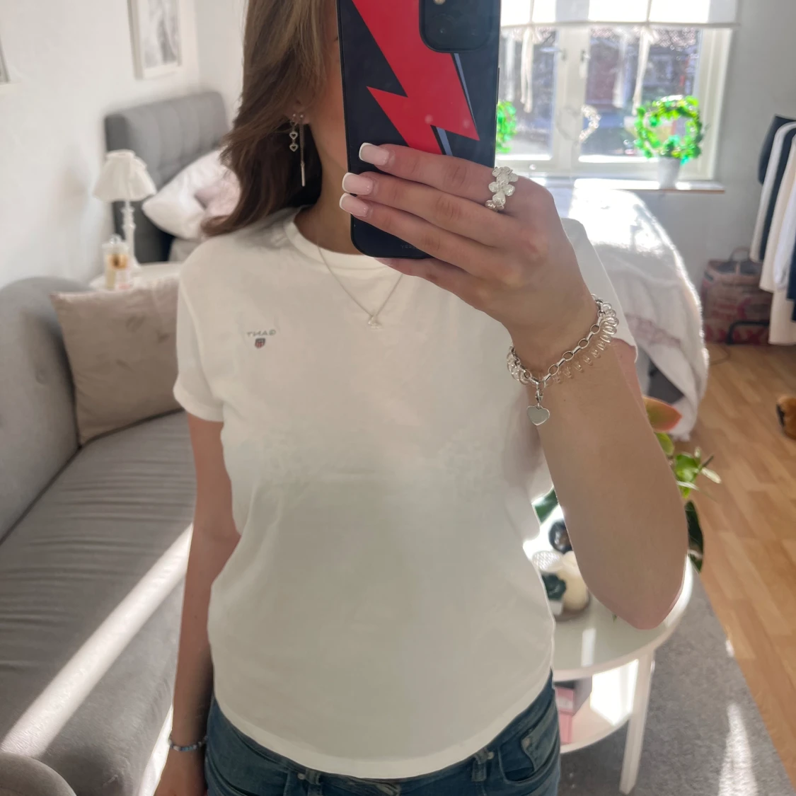 Vit T-shirt Gant - 91