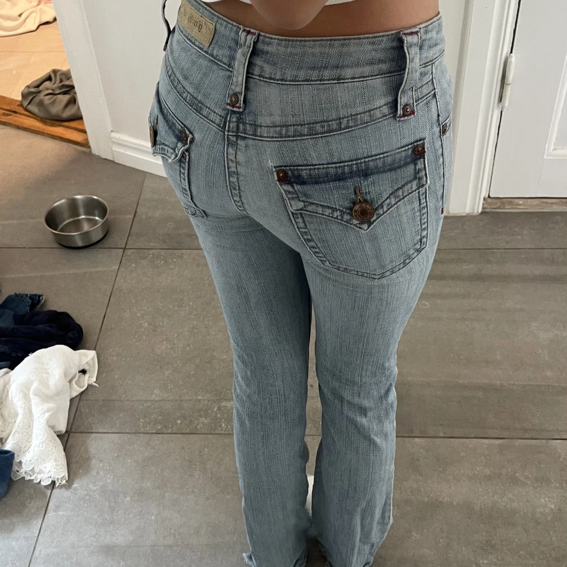 Lågmidjade jeans - 90