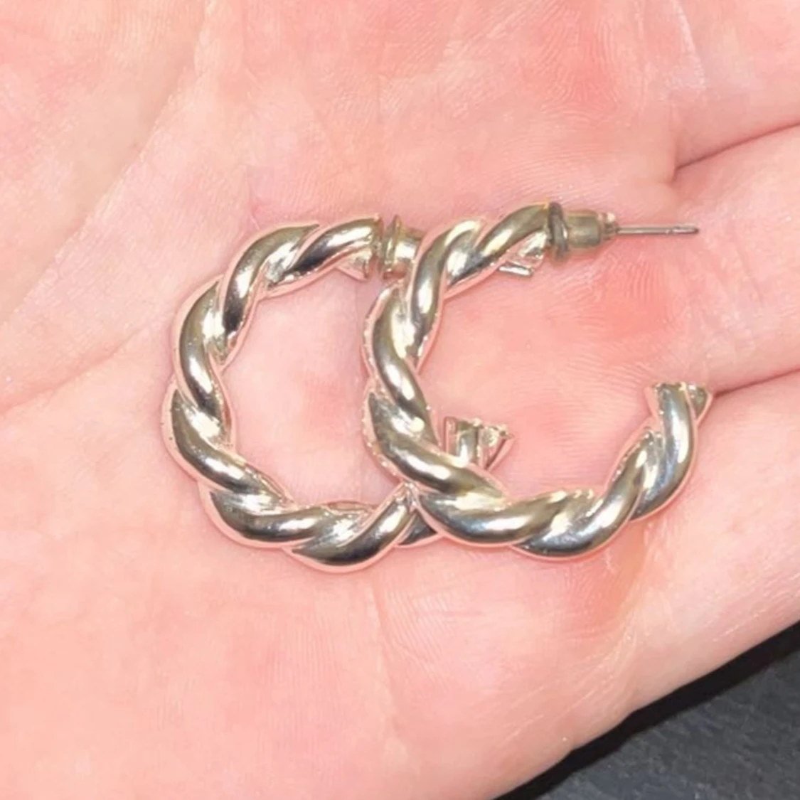 Silvriga örhängen  - 91