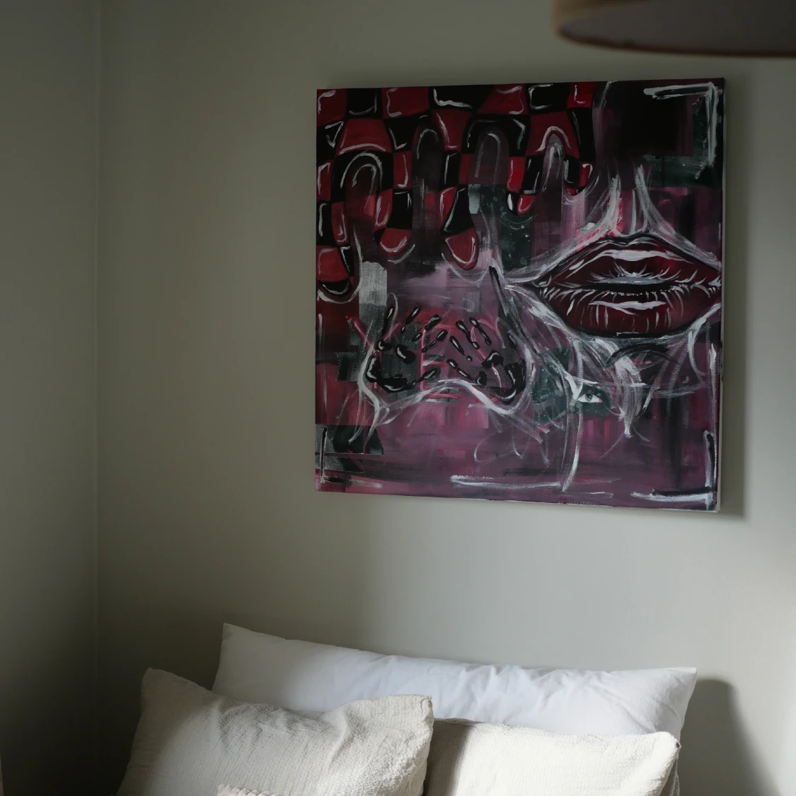 "rosa läppar" tavla