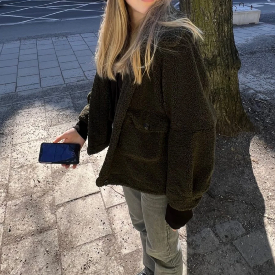 Teddyjacka grön - 90