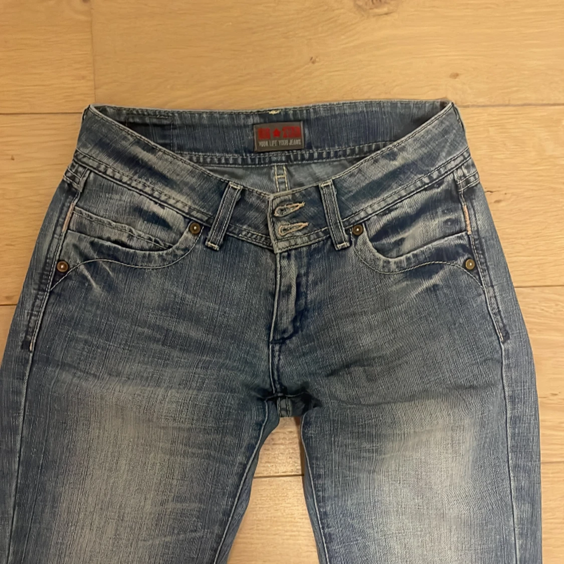 Lågmidjade jeans - 90