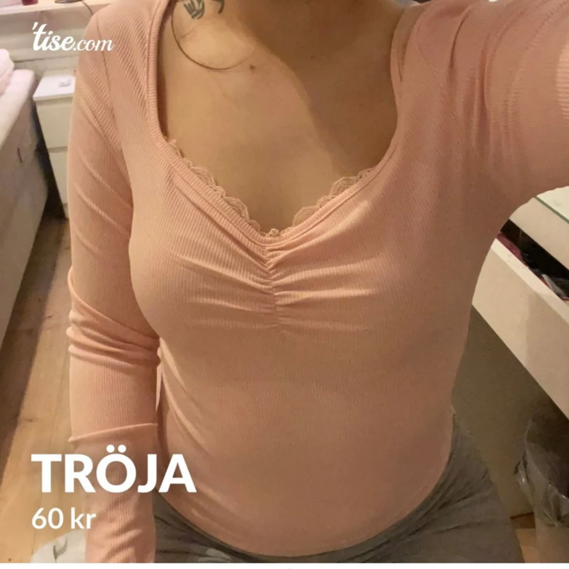 Rosa tröja