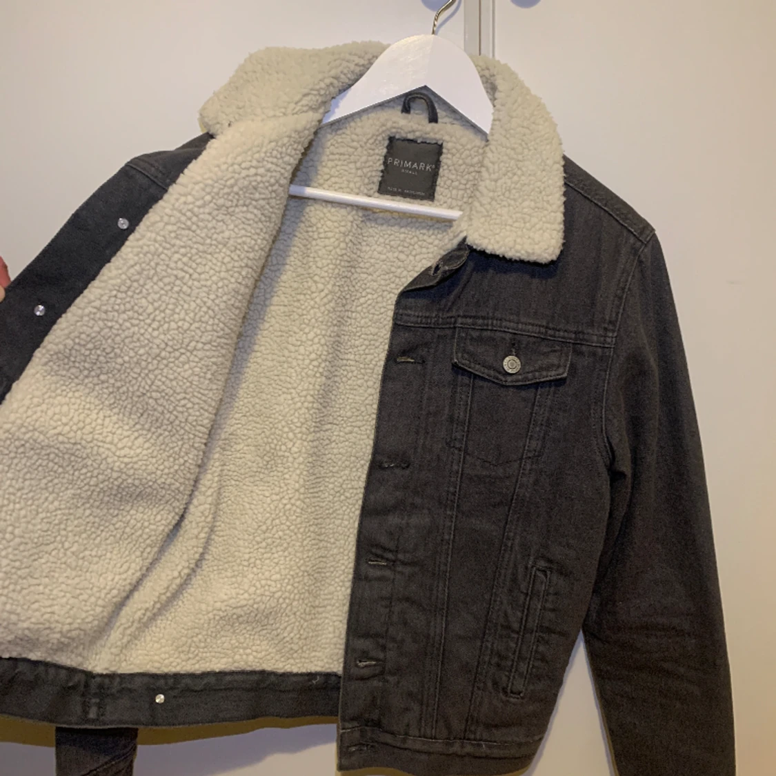 Fodrad jeansjacka - 90