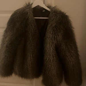 Pälsjacka✨✨ - Säljer denna trendiga pälsjacka från hm då den inte kommer till användning✨✨