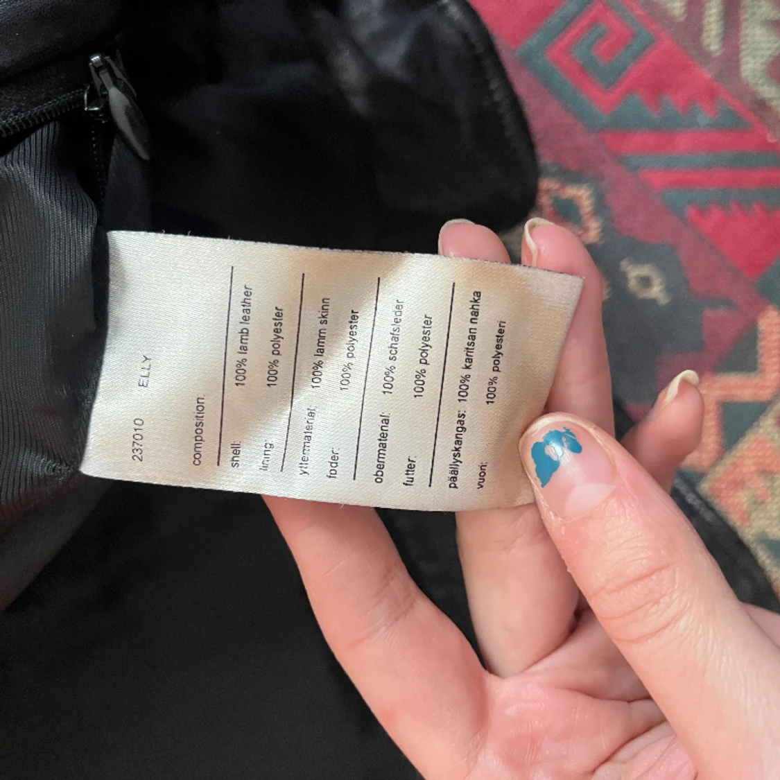 Äkta Läderjacka Jofama  - 91