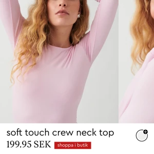 Ljusrosa Soft Touch! - säljer min jätte fina och bekväma soft touch tröja från gina som alltid är slutsåld!! säljer den i storlek S & den är använd endast 1 gg. ny pris 199kr🩷