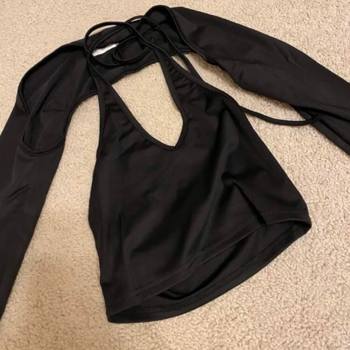 Svart top och kofta - 91