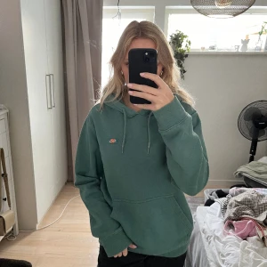 Dickies hoodie - Knappt använd Dickies hoodie i grön/blå