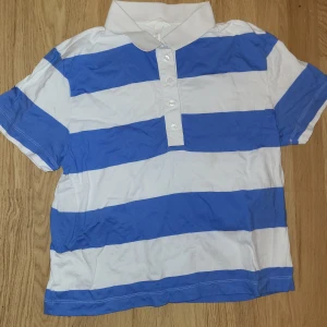 Skjorta/t shirt  - En blå vit randig skjorta/ t shirt 