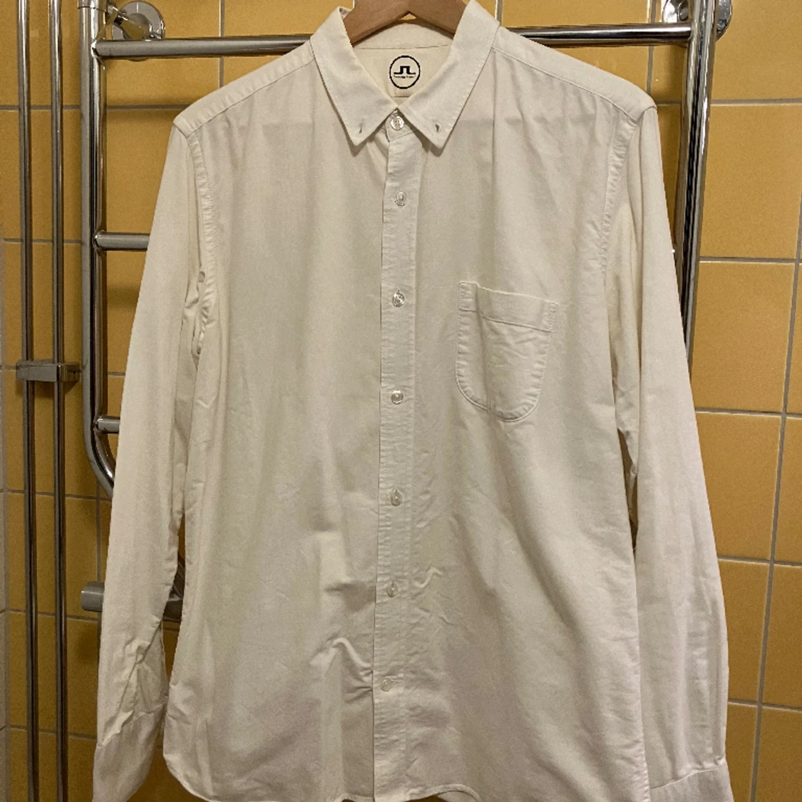 Vit buttondown JL-Skjorta Stl. L