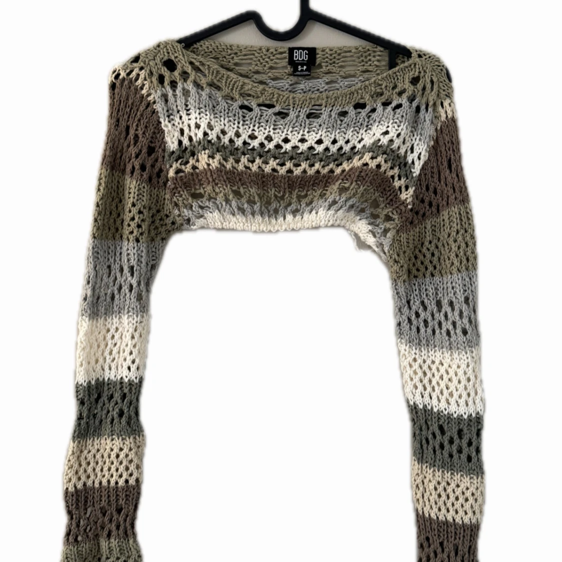 Virkad/stickad bolero   - 91