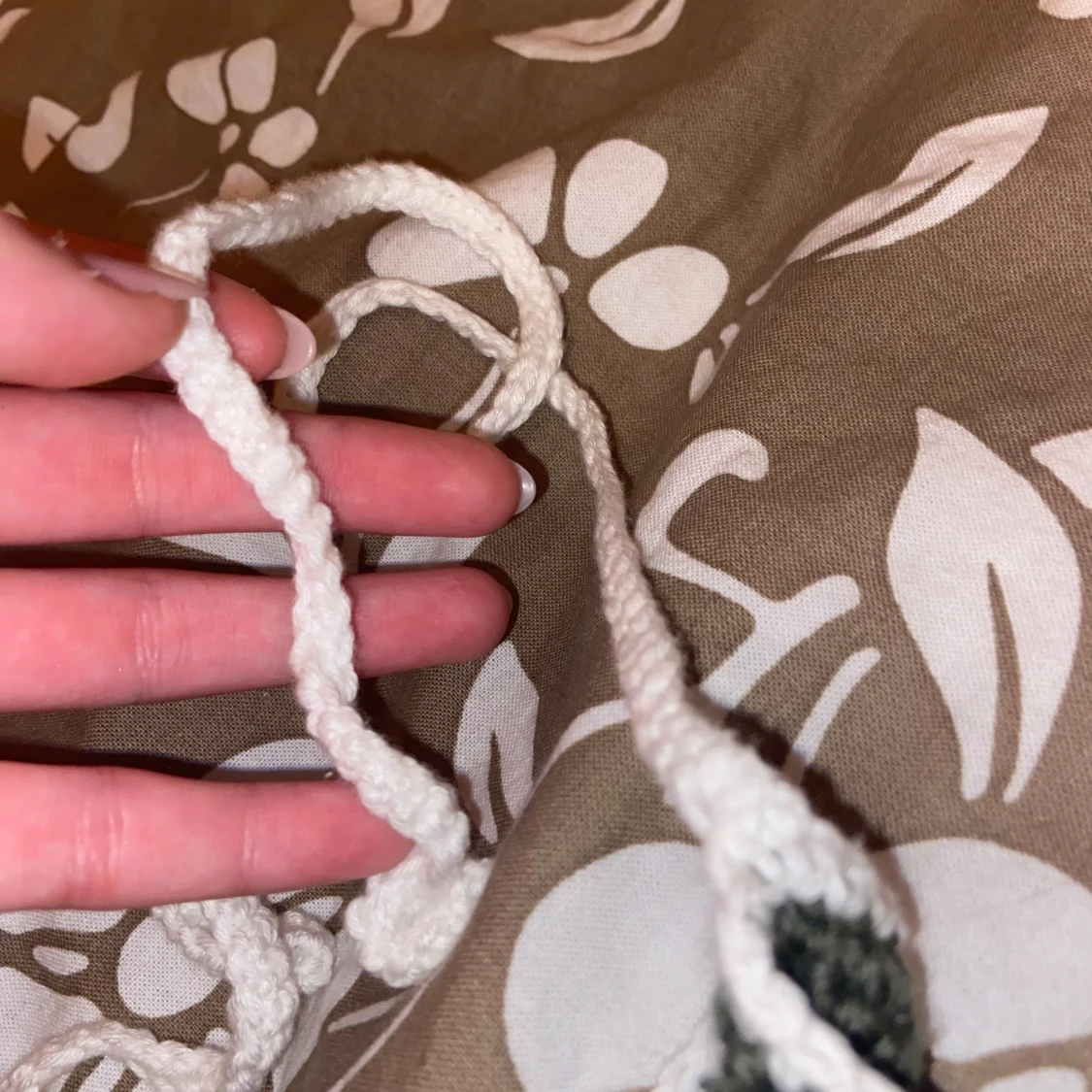 Virkad bikini topp - 91