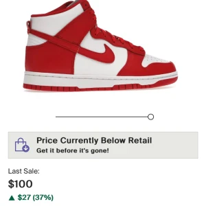 Nike dunks high  - Hejhej! jag vill sälja dessa skor. De är i ny skick har använt de i ca 2-3 gånger då storleken är för liten och jag vill sälja de. 