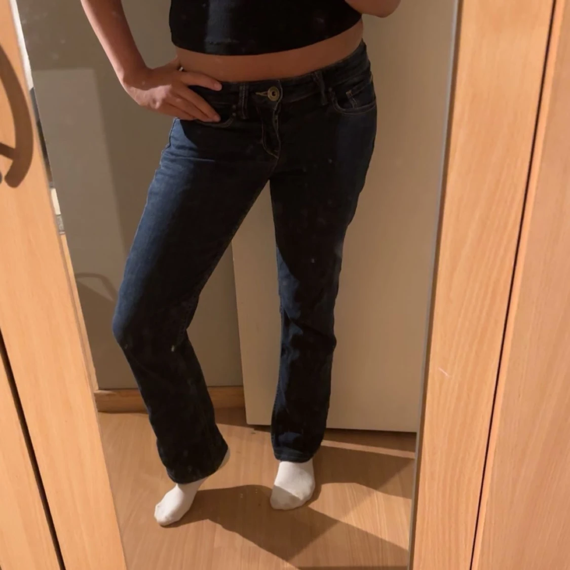 Lågmidjade jeans