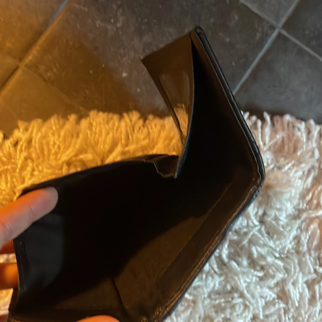 Svart quiltad plånbok från Don Donna - 92