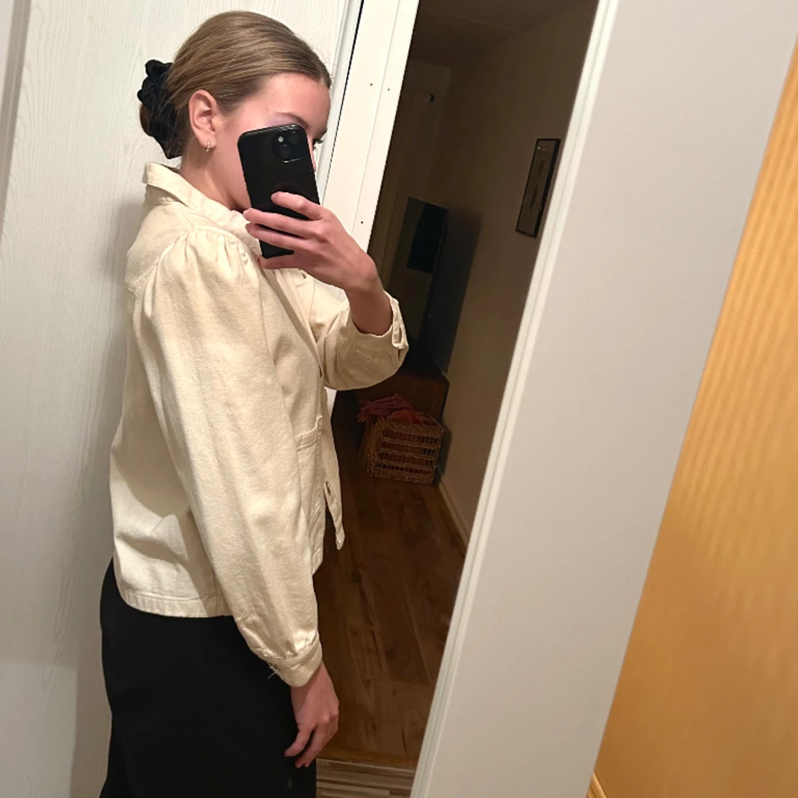 Beige Overshirt/Jeansjacka  - 91