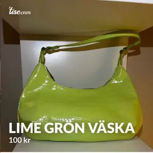 En super fin limegrön väska, aldrig använd.