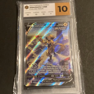 Pokémon kort Zeraora V Rare Full Art Chilling Reign - Fint nygraderat kort
