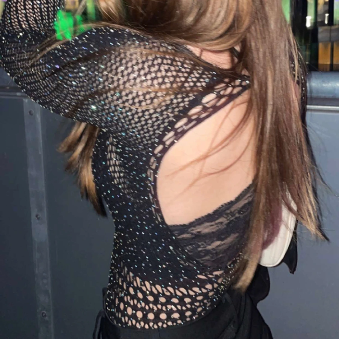 glitter tröja