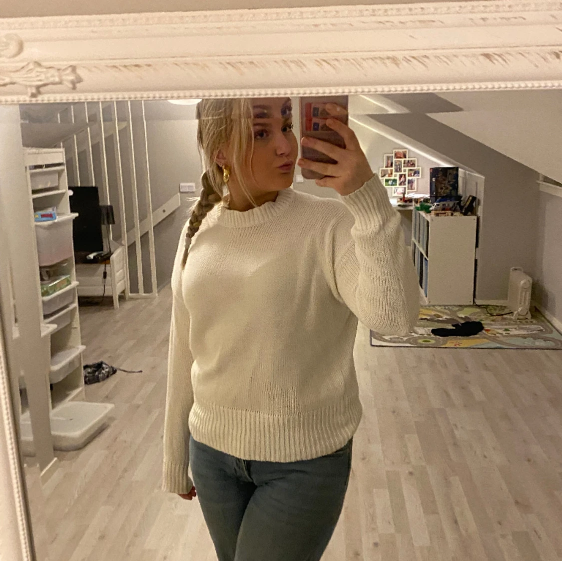 Stickad tröja  - 90