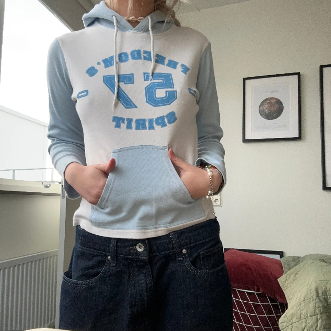cute sports hoodie / long speeve - 90