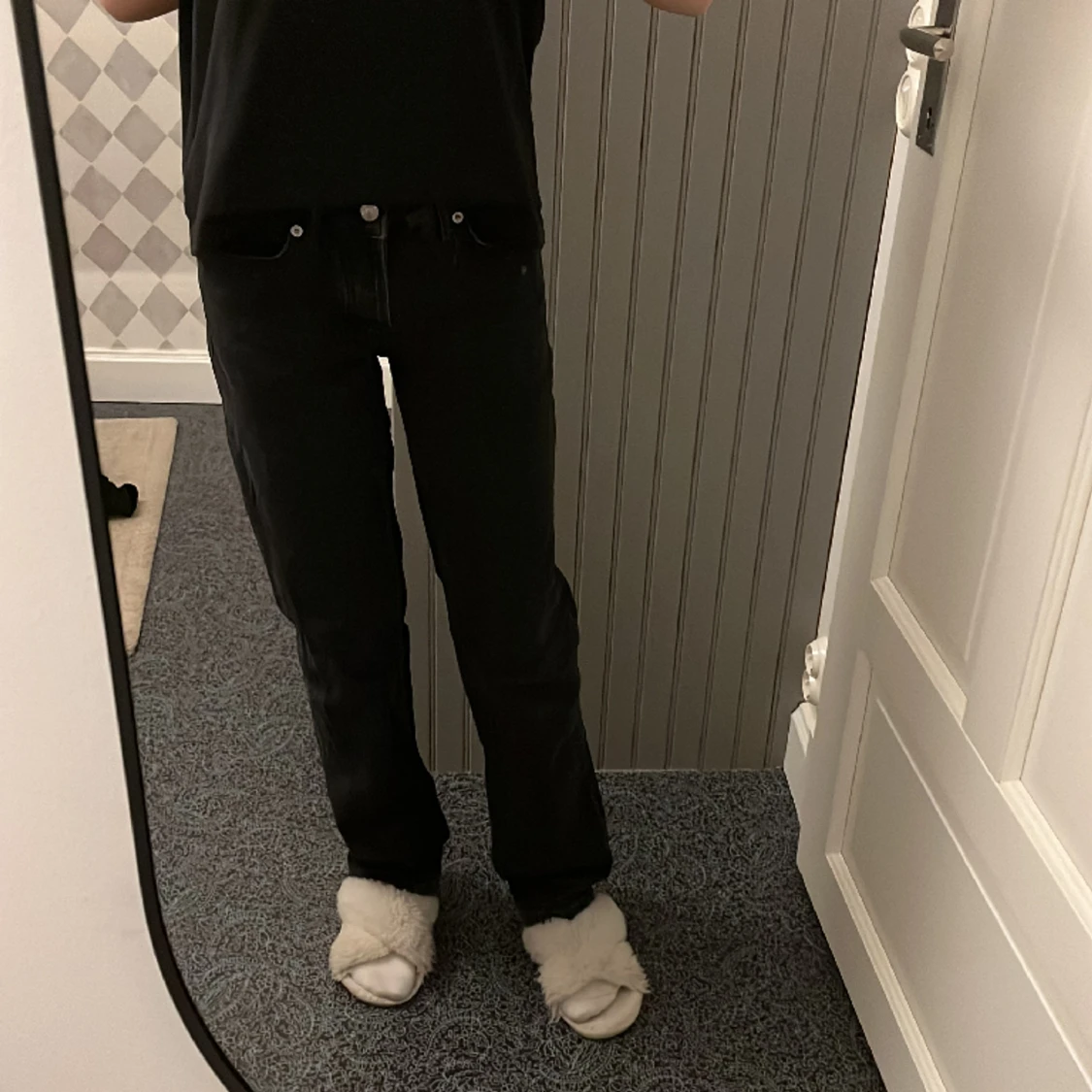 Jeans som är använda någon gång