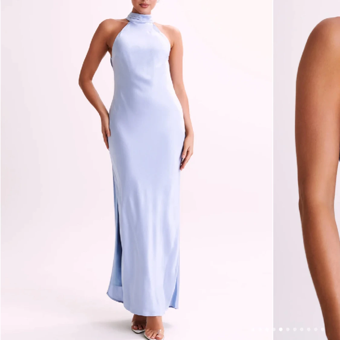 Ljusblå Maxiklänning - 90