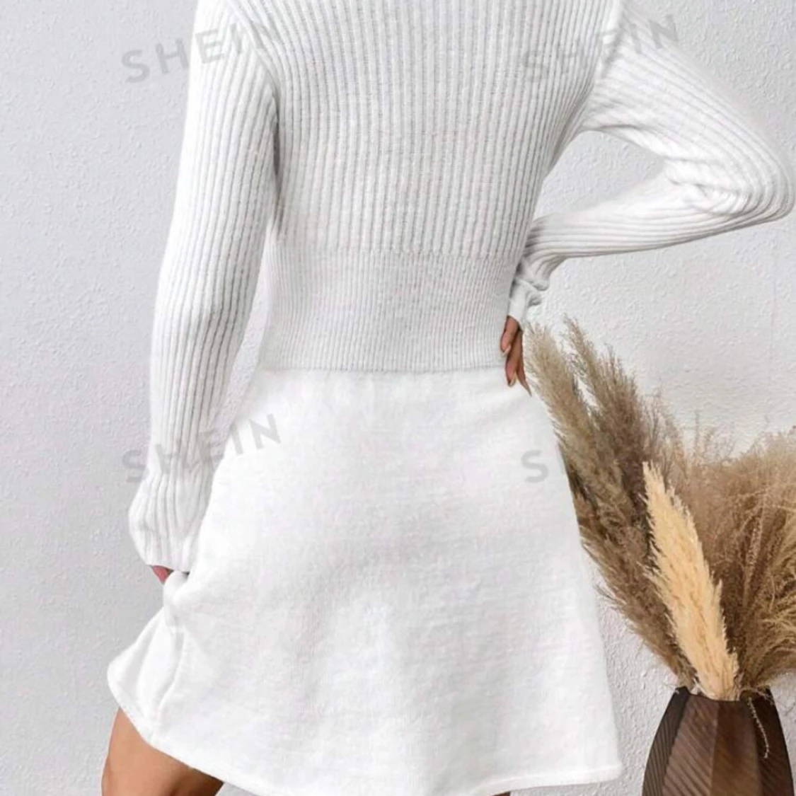 Vit klänning storlek S - 90