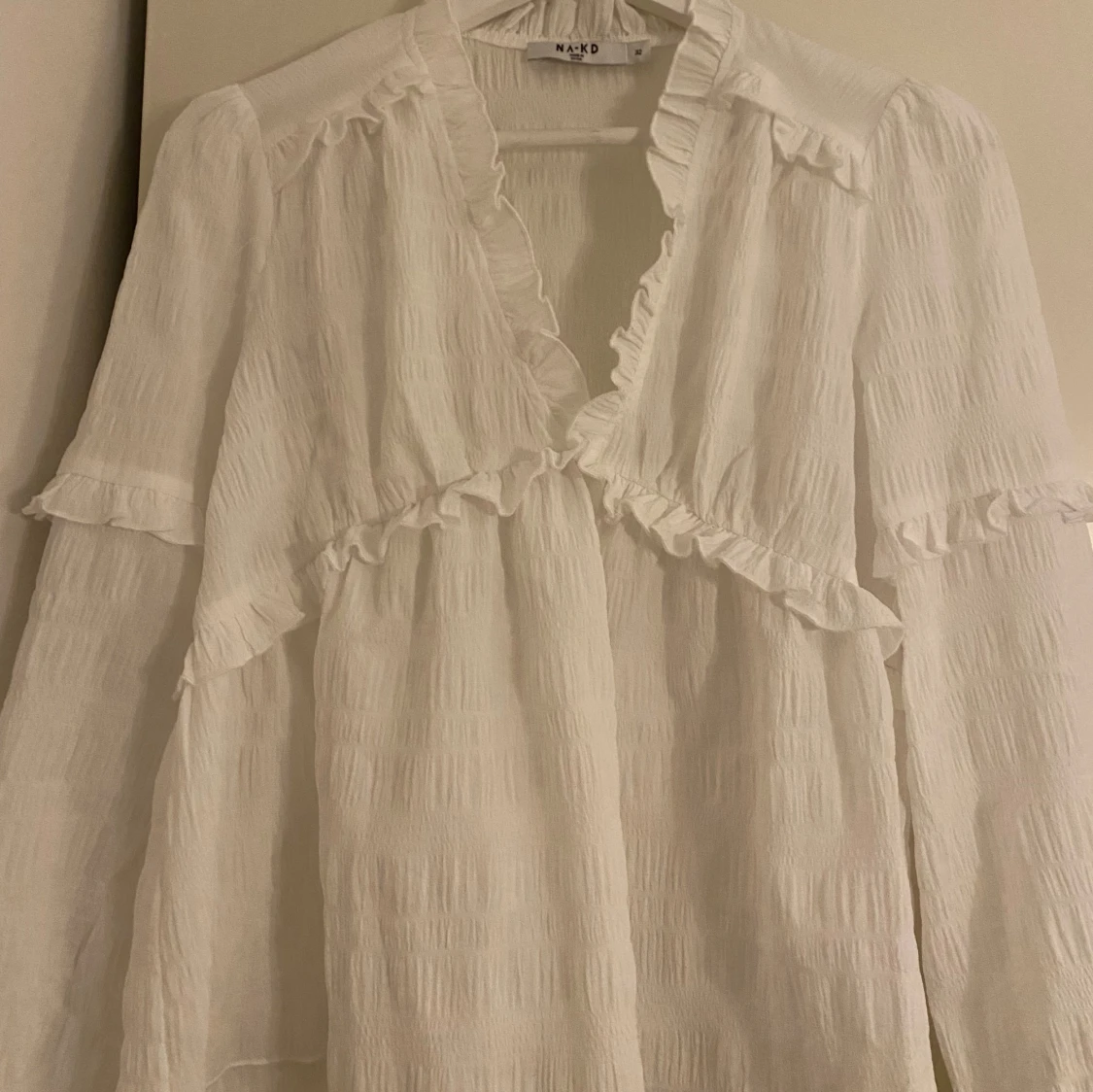 Vit volangblus  - 90