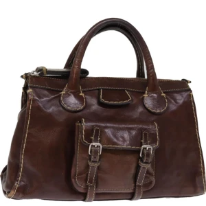 Chloe väska - Ursprung: Italien  Material: läder Färg brun Tillbehör: inga