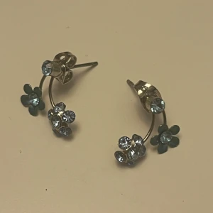 Blå örhängen - Småblommig örhängen  Endast 30kr!