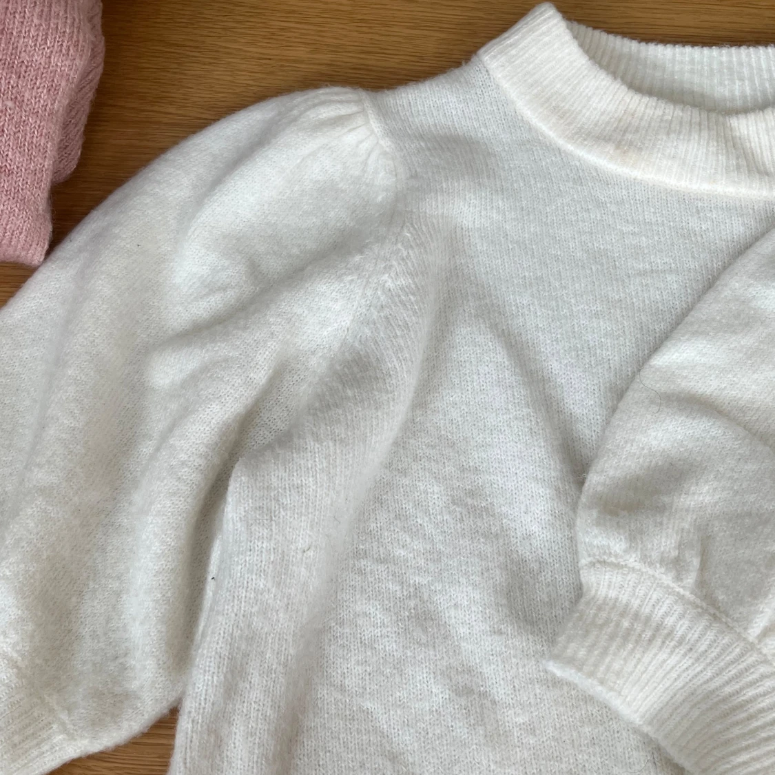 Vit stickad tröja från ONLY - 91