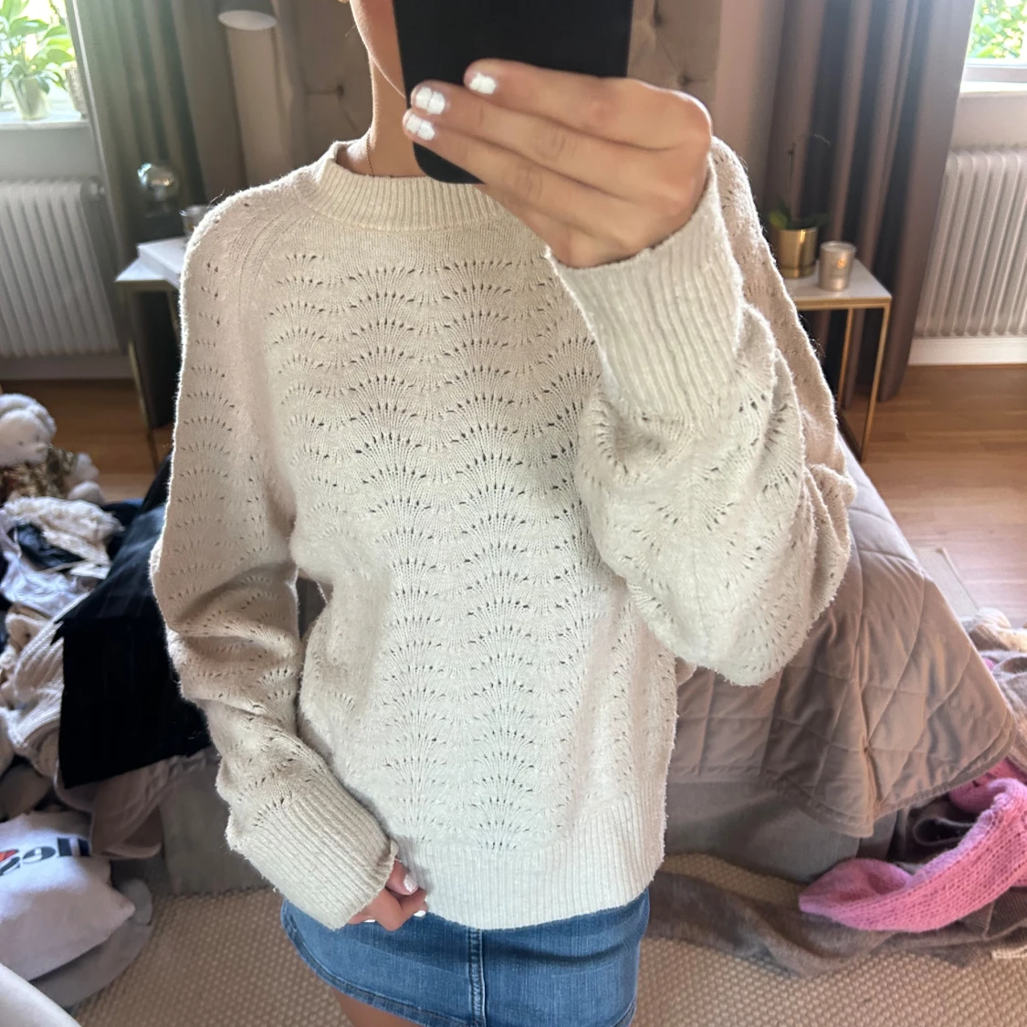 Stickad tröja - 90
