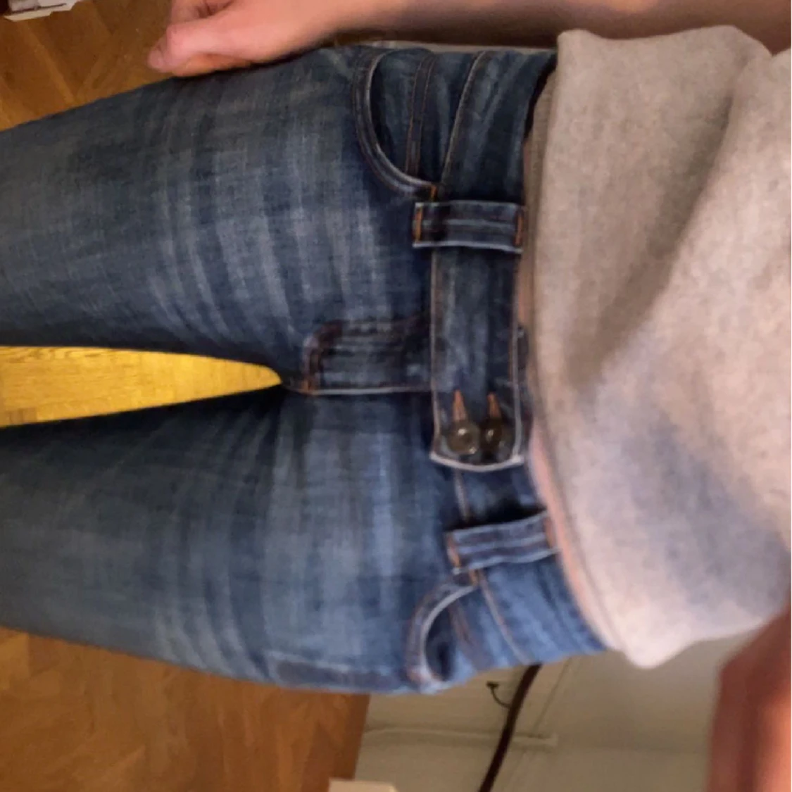 Lågmidjade bootcut jeans  - 90