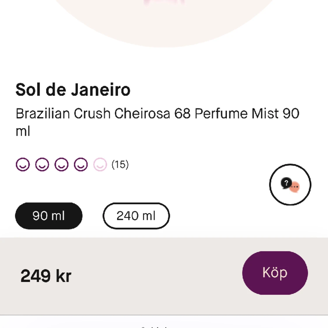 Sol De Janeiro body mist  - 90